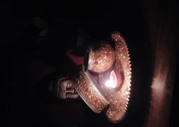 NEELMAYA Stainless Steel Decorative karwa chauth thali set pack of 1 - Free Size, Golden, Stainless Steel, Karwachuth, Set of 3